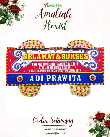Papan Bunga Ucapan Selamat Banyu Urip